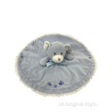 Plush Bear Comforter Blue